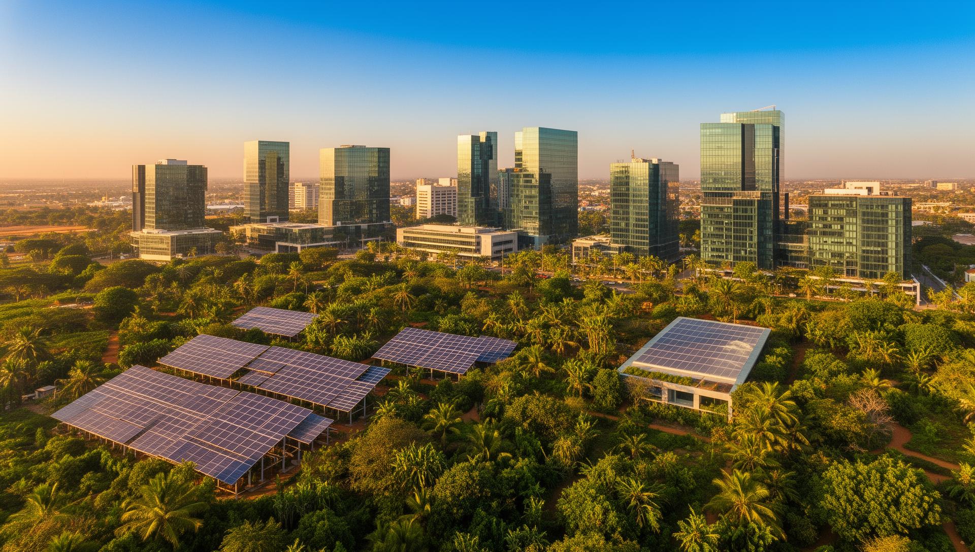 Sustainable African cityscape